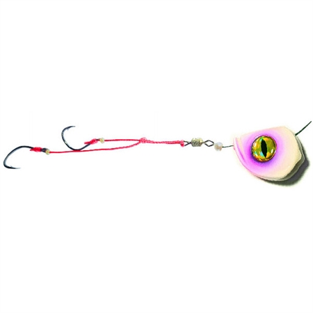 Πλάνος Μωβ Luminous 100gr με 2 Assist Hooks Technofish Free Slide Angry Fish 5143.005.100