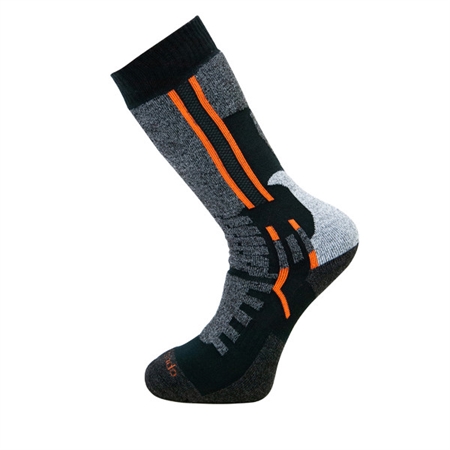 Κάλτσες Μοτοσυκλέτας Μαύρο-Πορτοκαλί Comodo Motorbike Socks MTB1 80037