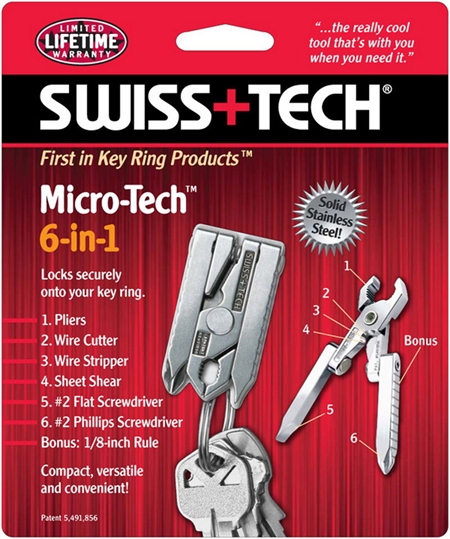 Πολυεργαλείο Swiss Tech Micro-Tech 6-in-1