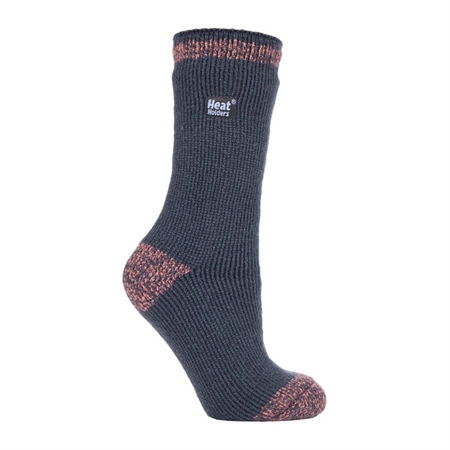 Θερμικές Κάλτσες Γυναικείες Heat Holders Fashion Socks Twist Heel 80018T